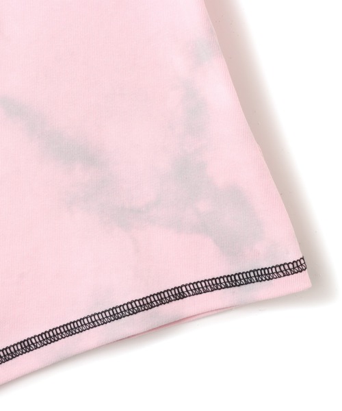 atmos pink（アトモスピンク）の「atmos pink Lace-up Top / アトモス ピンク レースアップ トップ（Tシャツ/カットソー・レディース・チャコール/ピンク・FREE）」の9枚目の写真