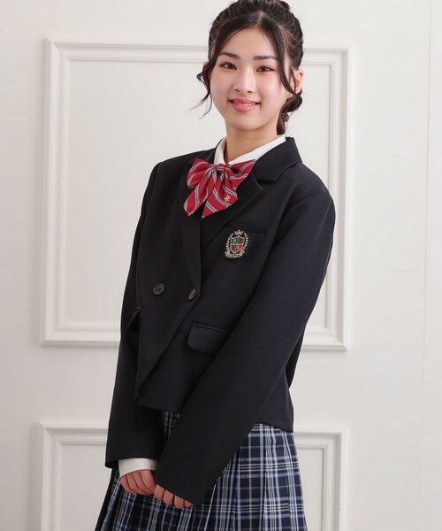 セール】【2026年入卒・セレモニー・卒服】クロップドダブルジャケット