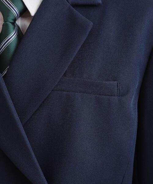 PINK-latte（ピンクラテ）の「【2026年入卒・セレモニー・卒服】クロップドダブルジャケット（テーラードジャケット・キッズ・ブラック/ネイビー・15 /16）」の11枚目の写真