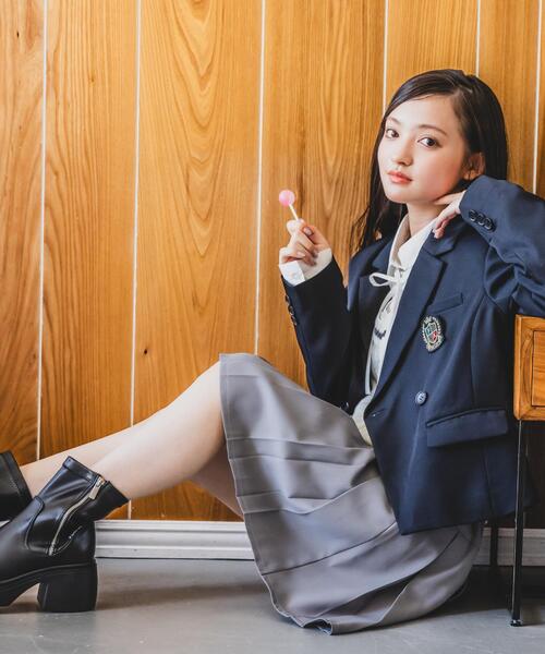 美品！昨年度PinkLatteピンクラテ卒服セット150スーツ セール】 【入卒・セレモニー・卒服】パイピングジャケット