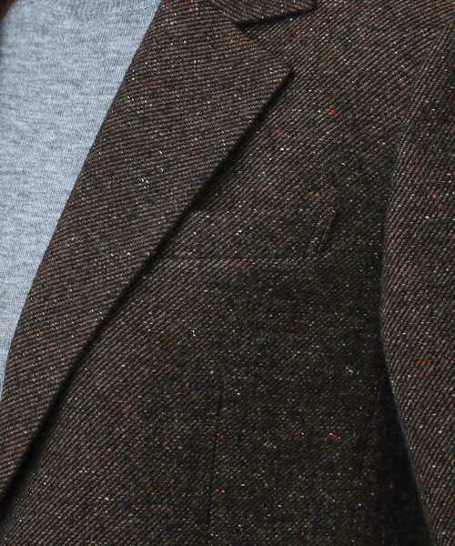 DRESSTERIOR（ドレステリア）の「カラーネップツイルジャケット（テーラードジャケット・レディース・ブラウン系その他・34/36/38）」の9枚目の写真