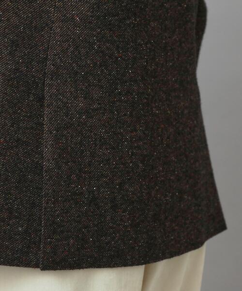 DRESSTERIOR（ドレステリア）の「カラーネップツイルジャケット（テーラードジャケット・レディース・ブラウン系その他・34/36/38）」の5枚目の写真