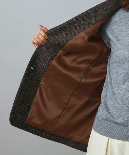 DRESSTERIOR（ドレステリア）の「カラーネップツイルジャケット（テーラードジャケット・レディース・ブラウン系その他・34/36/38）」の2枚目の写真