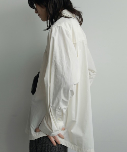 anuke オーバーシャツ anuke ANUKE (アンヌーク）Cotton Oversize Shirts 即日発送