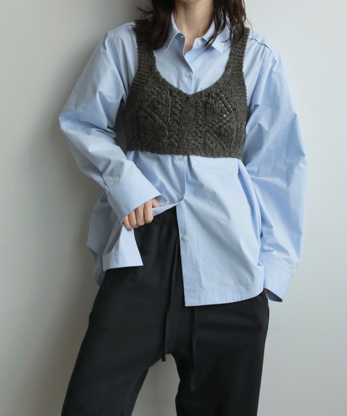 anuke/アンヌーク] HIGHCOUNT オーバーシャツ（シャツ/ブラウス