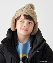 SHIPS any（シップス エニィ）の「SHIPS any: ポンポン イヤーマフ ニット キャップ<KIDS>（ニットキャップ/ビーニー）」