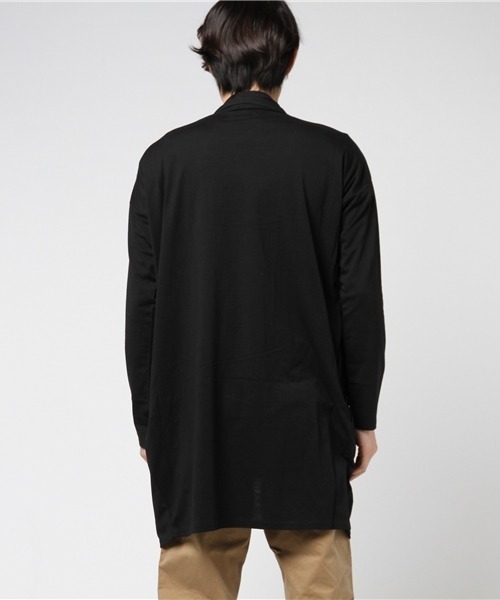 ARCADE（アーケード）の「春服 ストレッチ天竺 ビッグシルエット ロングカーディガン（カーディガン/ボレロ・メンズ・ブラック/グレー/チャコールグレー/ネイビー/モカ/ベージュ系・L/M）」の16枚目の写真