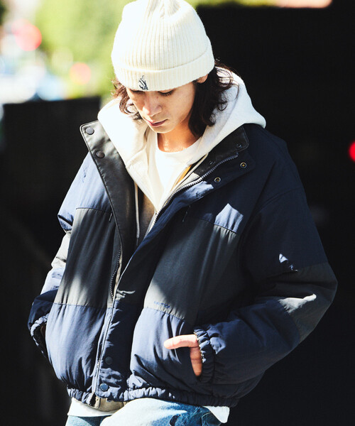 セール】NAUTICA/ノーティカ レザレッド ナイロン リバーシブル