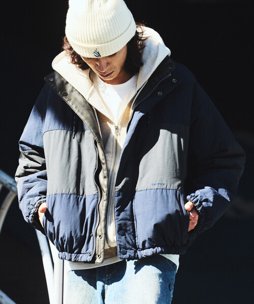 セール】NAUTICA/ノーティカ レザレッド ナイロン リバーシブル