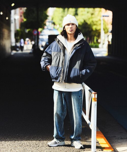 セール】NAUTICA/ノーティカ レザレッド ナイロン リバーシブル