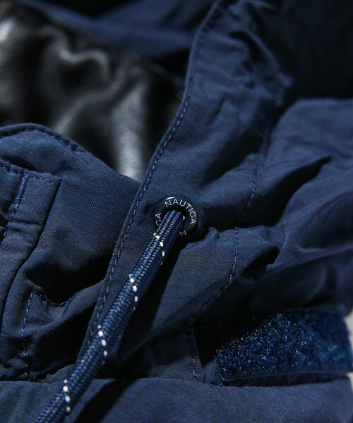 NAUTICA（ノーティカ）の「NAUTICA/ノーティカ レザレッド ナイロン リバーシブル ショート 中綿ブルゾン ビッグシルエット（ブルゾン・メンズ・ブラック/ブラウン・MEDIUM/X-LARGE/LARGE）」の8枚目の写真