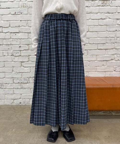 CIAOPANIC(チャオパニック)の「【2サイズ展開】チェックプリーツスカート(スカート・レディース・ブラウン/グレー/グリーン系その他/レッド系その他/レッド・1/0)」の15枚目の写真