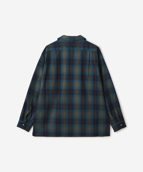 PENDLETON USA製 ボードシャツ 短丈 ネルシャツ オープンカラー PENDLETON シャツ 「PENDLETON/ペンドルトン」Open Collar Shirt