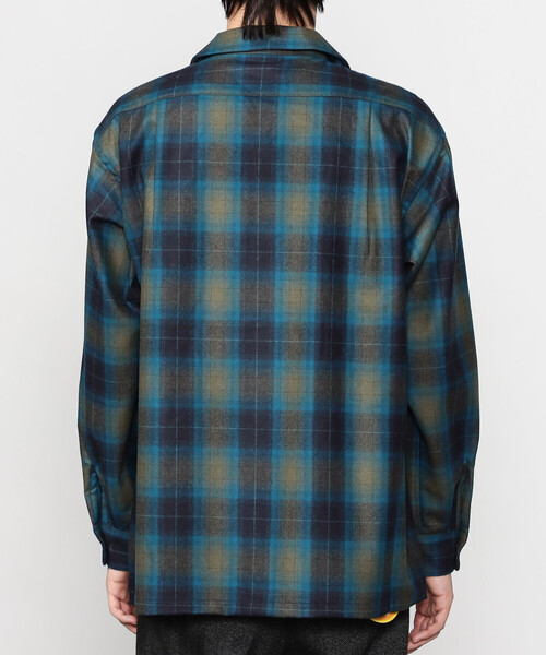 PENDLETON USA製 ボードシャツ 短丈 ネルシャツ オープンカラー PENDLETON シャツ 「PENDLETON/ペンドルトン」Open Collar Shirt