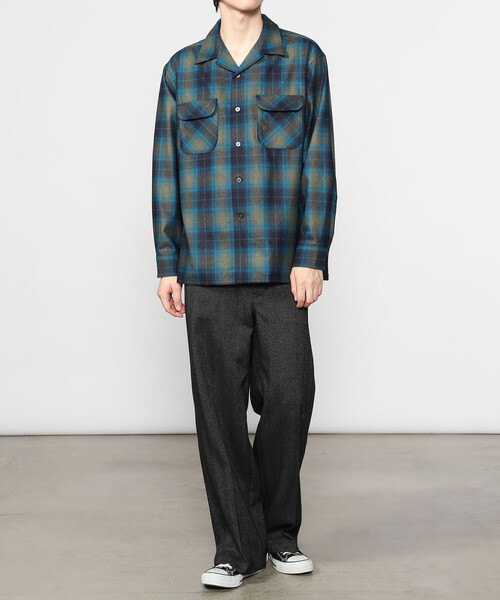 SSZ ネルシャツ S ペンドルトン 柄 PENDLETON | オープンカラー ネルシャツ MEN（シャツ/ブラウス