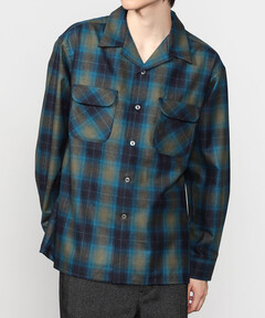 セール】【PENDLETON】-Crafted in Japan- Open Collar Shirt（シャツ
