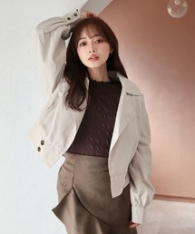 CECIL McBEE（セシルマクビー）の「ダブルボタンショート丈ジャケット（ブルゾン）」
