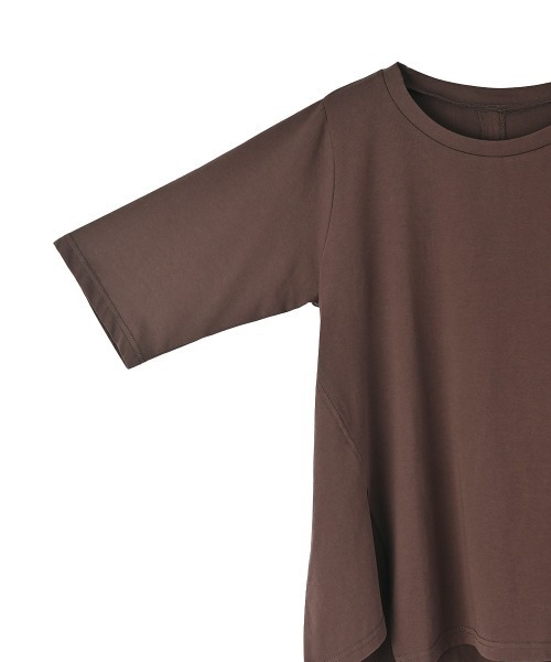 marjour(マージュール)の「RELAX SIDE SLIT TEE(Tシャツ/カットソー・レディース・ブラウン・M)」の7枚目の写真