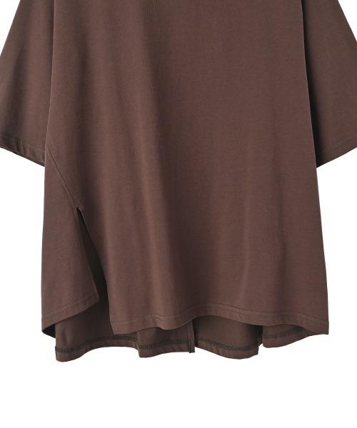 marjour(マージュール)の「RELAX SIDE SLIT TEE(Tシャツ/カットソー・レディース・ブラウン・M)」の5枚目の写真