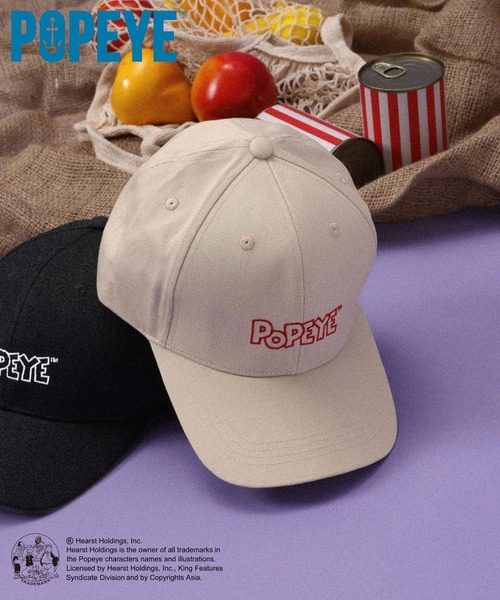 GLOBAL WORK(グローバルワーク)の「POPEYE(TM)/キャップ/一部店舗限定/601886(キャップ・メンズ・ブラック/オフホワイト・FREE)」の2枚目の写真