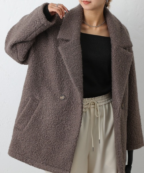 ダブルテーラードジャケットコート（ピーコート）｜COLONY 2139