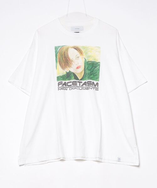FACETASM（ファセッタズム）の「FACETASM MOVIE BIG TEE 2 NAT-TEE-U13（Tシャツ/カットソー・メンズ・ブラック/ホワイト/グレー・1）」の2枚目の写真