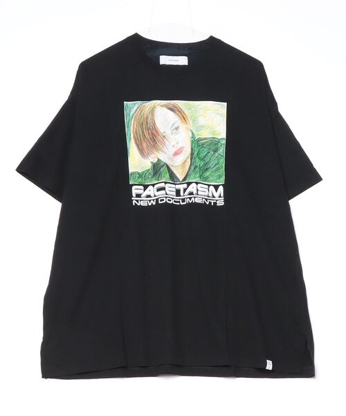 FACETASM（ファセッタズム）の「FACETASM MOVIE BIG TEE 2 NAT-TEE-U13（Tシャツ/カットソー・メンズ・ブラック/ホワイト/グレー・1）」の3枚目の写真