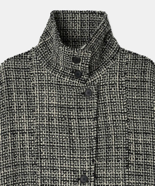 louren/ローレン】tweed half coat/ツイードハーフコート（その他