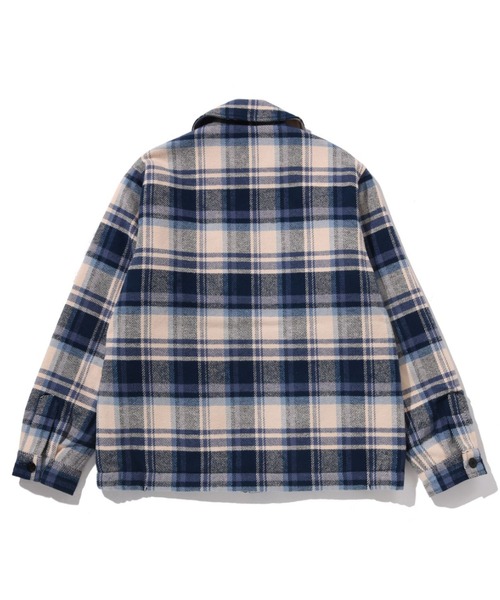 BAPE CHECK CPO ZIP JACKET（ブルゾン）｜A BATHING APE（アベイシング