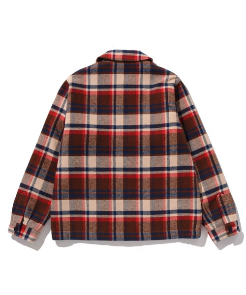 BAPE CHECK CPO ZIP JACKET（ブルゾン）｜A BATHING APE（アベイシング
