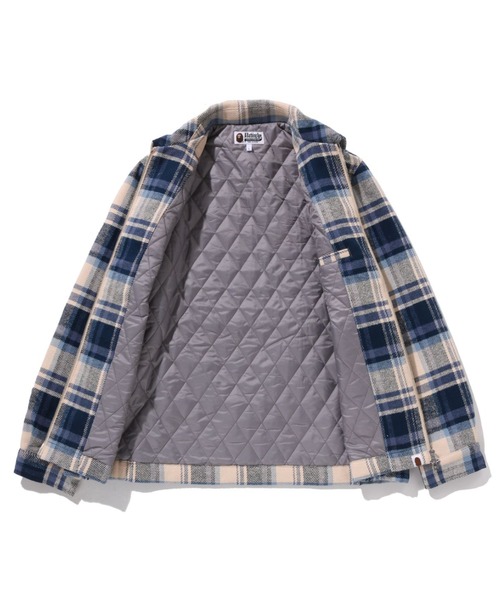 BAPE CHECK CPO ZIP JACKET（ブルゾン）｜A BATHING APE（アベイシング