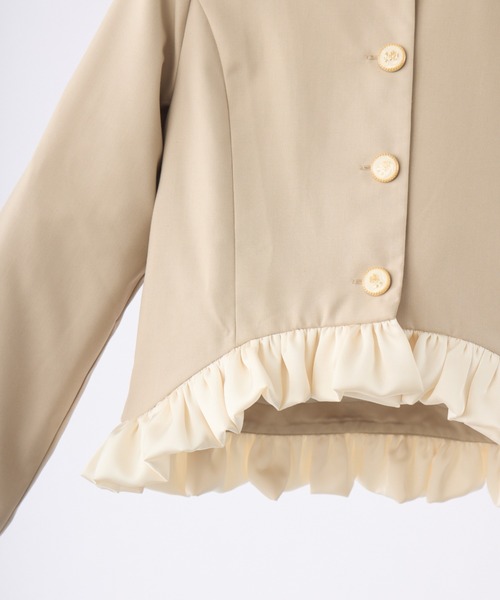 idemイデム　 blooming frill jacket idemイデム blooming frill jacketの通販 by ぷ｜ラクマ