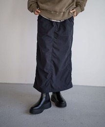 BAYFLOW | [ストレッチ入り]裏起毛ベイカースカート(スカート)