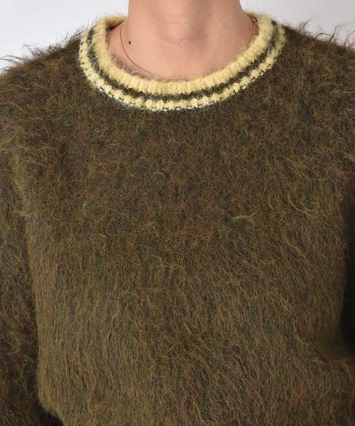 AKTE(アクテ)の「オーバードルマンニットプルオーバー(ニット/セーター・レディース・カーキ系/レオパード・FREE)」の13枚目の写真