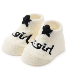 X-girl Stages（エックスガールステージス）の「立体星モチーフモールベビーソックス（ベビーシューズ/ベビーソックス）」