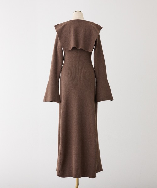 セーラーカラーニットワンピース（ワンピース）｜one after another