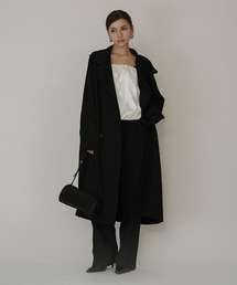 KINO THE KEI（キノザケイ）の「スタンドカラー コクーン コート KINO THE KEI（ステンカラーコート）」