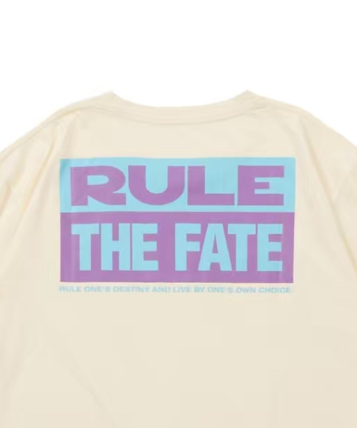 RULE THE FATE(ルールザフェイト)の「RTF BOX LOGO TEE/ボックスロゴTシャツ(Tシャツ/カットソー・メンズ・ブラック/ベージュ・2/1/0)」の6枚目の写真