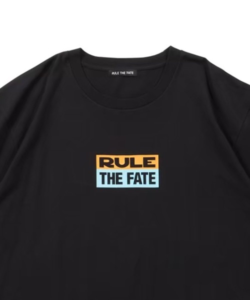 RULE THE FATE(ルールザフェイト)の「RTF BOX LOGO TEE/ボックスロゴTシャツ(Tシャツ/カットソー・メンズ・ブラック/ベージュ・2/1/0)」の7枚目の写真
