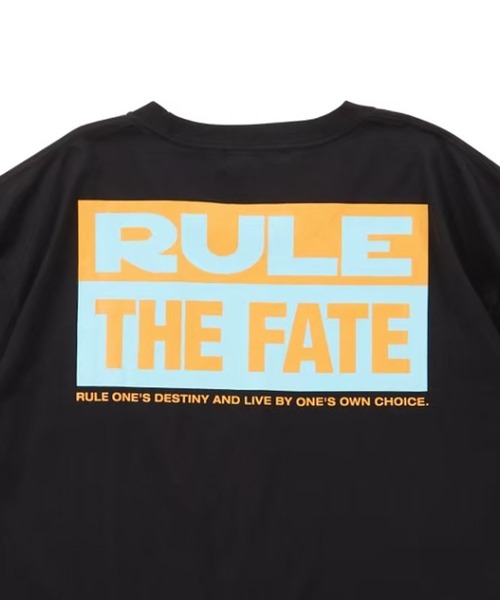 RULE THE FATE(ルールザフェイト)の「RTF BOX LOGO TEE/ボックスロゴTシャツ(Tシャツ/カットソー・メンズ・ブラック/ベージュ・2/1/0)」の8枚目の写真