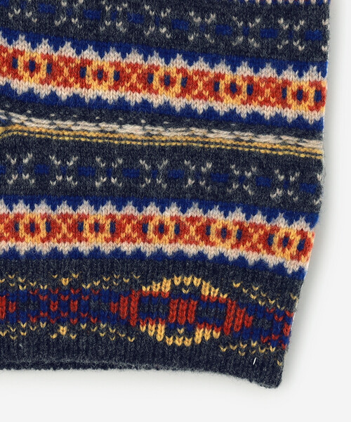 Coohem（コーヘン）の「COOHEM | クレイジーフェアアイル ニットプルオーバー WOMEN（ニット/セーター・レディース・ダークグリーン/グレー・F）」の7枚目の写真