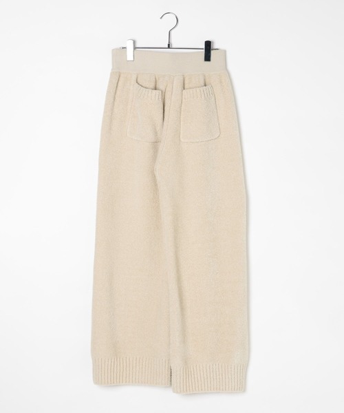 bijorie(ビジュリィ)の「【bijorie】フェザーモールパンツ(ルームウェア/パジャマ・レディース・グレイッシュベージュ/ネイビー・FREE)」の6枚目の写真