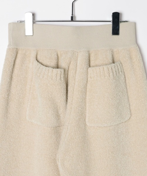 bijorie(ビジュリィ)の「【bijorie】フェザーモールパンツ(ルームウェア/パジャマ・レディース・グレイッシュベージュ/ネイビー・FREE)」の9枚目の写真