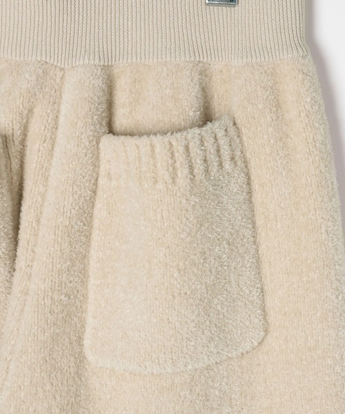 bijorie(ビジュリィ)の「【bijorie】フェザーモールパンツ(ルームウェア/パジャマ・レディース・グレイッシュベージュ/ネイビー・FREE)」の10枚目の写真