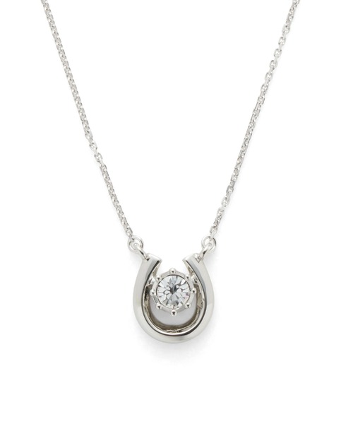 LANVIN en Bleu（ランバンオンブルー）の「ホースシューモチーフ ネックレス（ネックレス・レディース・シルバー/ゴールド・40cm）」の2枚目の写真