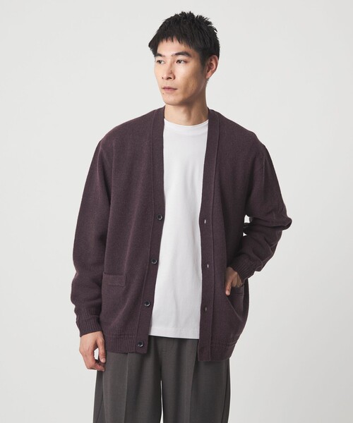 STONE  ウールナイロン　カーディガン　Mサイズ STONE ウールナイロン カーディガン Mサイズ WOOL WASHI ｜ オーバー