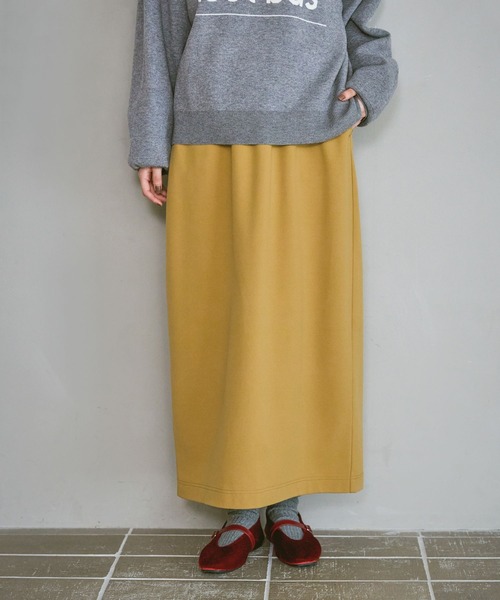 LAKOLE（ラコレ）の「＜選べる着丈＞裏起毛ジョーゼットスカート