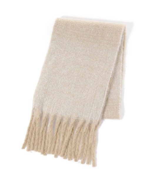 GLOBAL WORK（グローバルワーク）の「静電軽減アソートストール/606752（マフラー・レディース・ライトブルー/ブラック/ライトイエロー/ネイビー/ベージュ/オレンジ/ダークブラウン・FREE）」の4枚目の写真