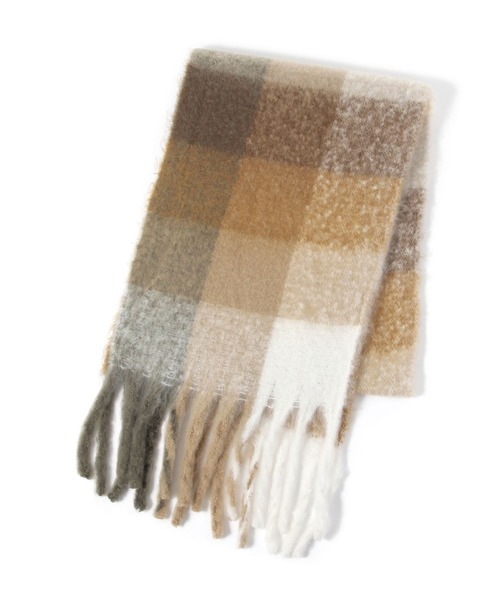 GLOBAL WORK（グローバルワーク）の「静電軽減アソートストール/606752（マフラー・レディース・ライトブルー/ブラック/ライトイエロー/ネイビー/ベージュ/オレンジ/ダークブラウン・FREE）」の6枚目の写真