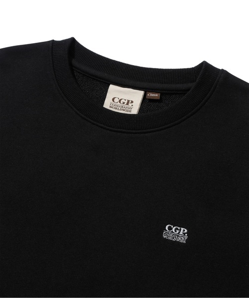codegraphy（コードグラフィー）の「(Women) Small Square Logo Set-up CBEBWZP030（スウェット・レディース・ブラック/ヘザーグレー・SMALL/MEDIUM）」の7枚目の写真